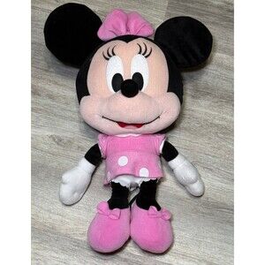 Adorable vintage Hong Kong Minnie Mouse medium‎ big size plush